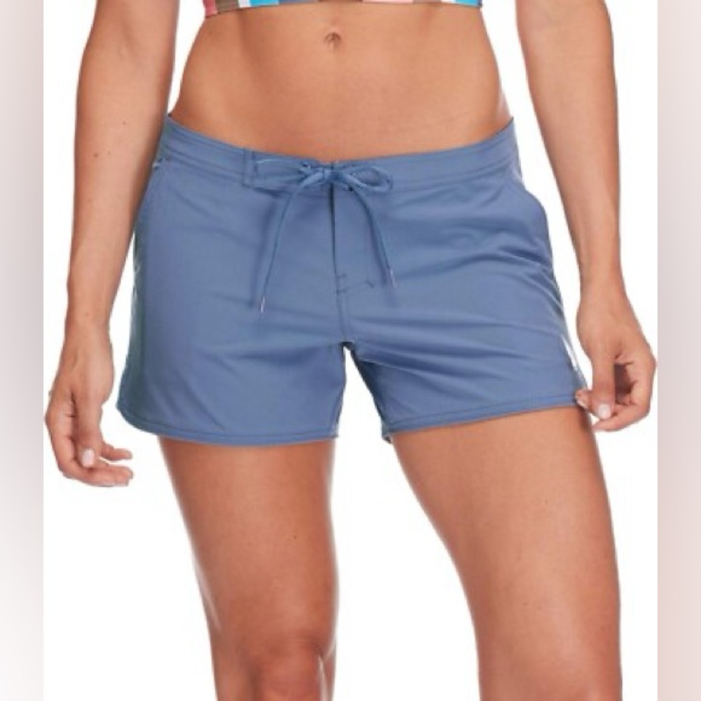 Body Glove Smoothies Beach Vapor Boardshorts Blue Women's Swim Shorts Size Large